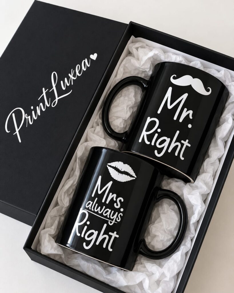 Customized Couple Mug Printing