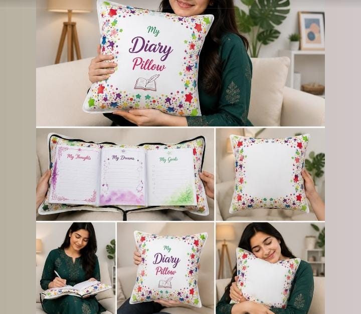 Diary Design Cushion